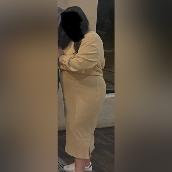 Isabel Maternity Ribbed Layered Sweater Set - Picture 3 of 3